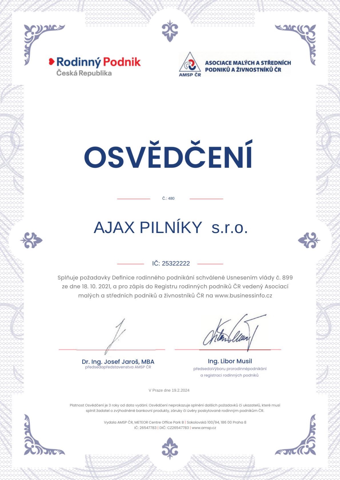 Osvědčení